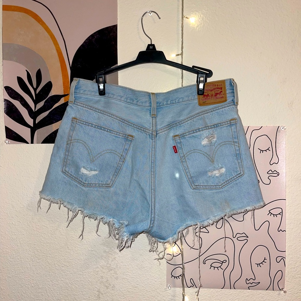 Levi’s 501 Distressed Cutoff Jean Shorts